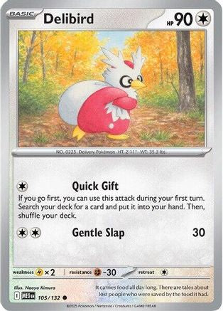ME01 Mega Evolution  105/132 Delibird  - Common