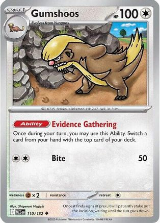 ME01 Mega Evolution  110/132 Gumshoos  - Uncommon