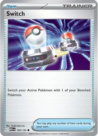 ME01 Mega Evolution  130/132 Switch  - Common