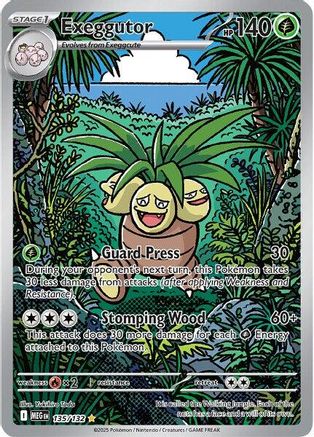 ME01 Mega Evolution  135/132 Exeggutor  - Holofoil - Illustration Rare