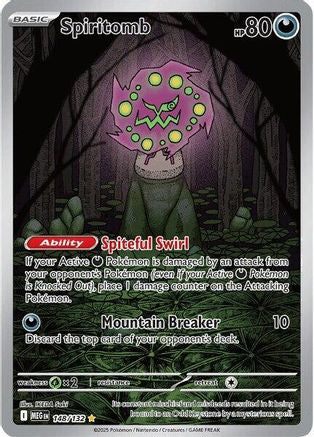 ME01 Mega Evolution  148/132 Spiritomb  - Holofoil - Illustration Rare