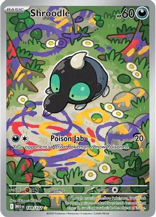 ME01 Mega Evolution  149/132 Shroodle  - Holofoil - Illustration Rare