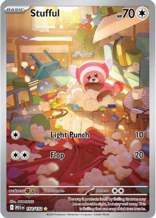 ME01 Mega Evolution  154/132 Stufful  - Holofoil - Illustration Rare