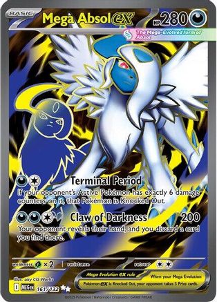 ME01 Mega Evolution  161/132 Mega Absol ex  - Holofoil - Ultra Rare