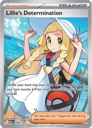 ME01 Mega Evolution  169/132 Lillie's Determination  - Holofoil - Ultra Rare
