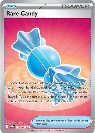 ME01 Mega Evolution  175/132 Rare Candy  - Holofoil - Ultra Rare