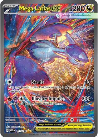 ME01 Mega Evolution  181/132 Mega Latias ex  - Holofoil - Special Illustration Rare