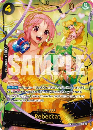 Premium Booster The Best Vol 2  OP05-091 Rebecca (SP) (OP05-091)  - Foil - Super Rare