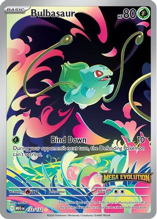 Miscellaneous Cards & Products  133/132 Bulbasaur  - Holofoil - Illustration Rare (SEALED)