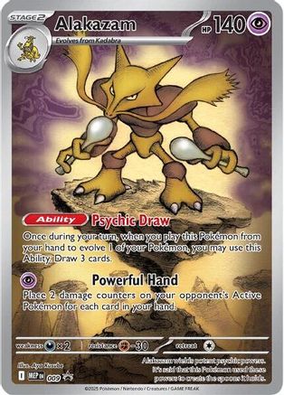 ME Mega Evolution Promo  009 Alakazam  - Promo