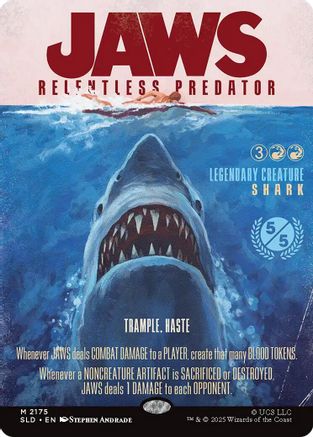 Secret Lair Drop Series - (SLD-2175) - Jaws, Relentless Predator