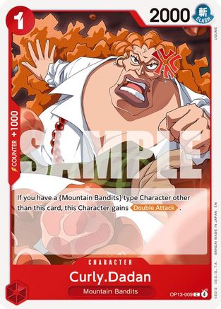 Carrying On His Will  OP13-009 Curly.Dadan (OP13-009)  - Common