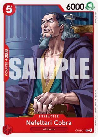 Carrying On His Will  OP13-011 Nefeltari Cobra (OP13-011)  - Uncommon