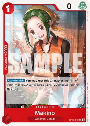 Carrying On His Will  OP13-015 Makino (OP13-015)  - Uncommon