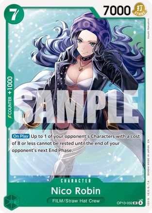 Carrying On His Will  OP13-032 Nico Robin (OP13-032)  - Uncommon