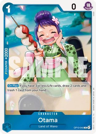 Carrying On His Will  OP13-043 Otama (OP13-043)  - Foil - Rare