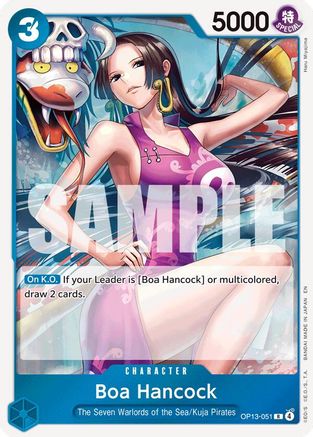 Carrying On His Will  OP13-051 Boa Hancock (OP13-051)  - Foil - Rare