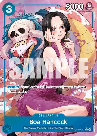 Carrying On His Will  OP13-051 Boa Hancock (Alternate Art) (OP13-051)  - Foil - Rare