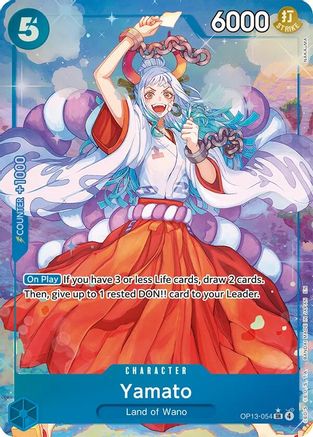 Carrying On His Will  OP13-054 Yamato (Alternate Art) (OP13-054)  - Foil - Super Rare