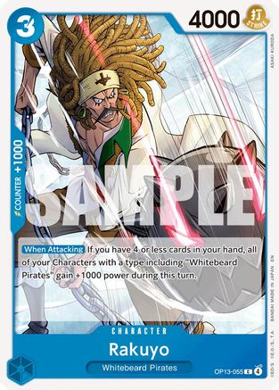 Carrying On His Will  OP13-055 Rakuyo (OP13-055)  - Common