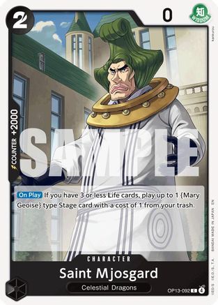 Carrying On His Will  OP13-092 Saint Mjosgard (OP13-092)  - Common