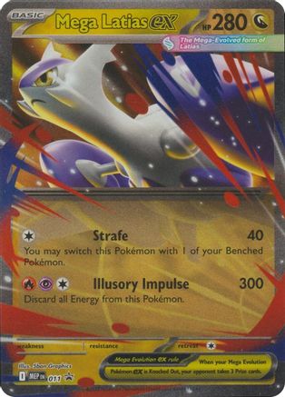 ME Mega Evolution Promo  011 Mega Latias ex  - Holofoil - Promo