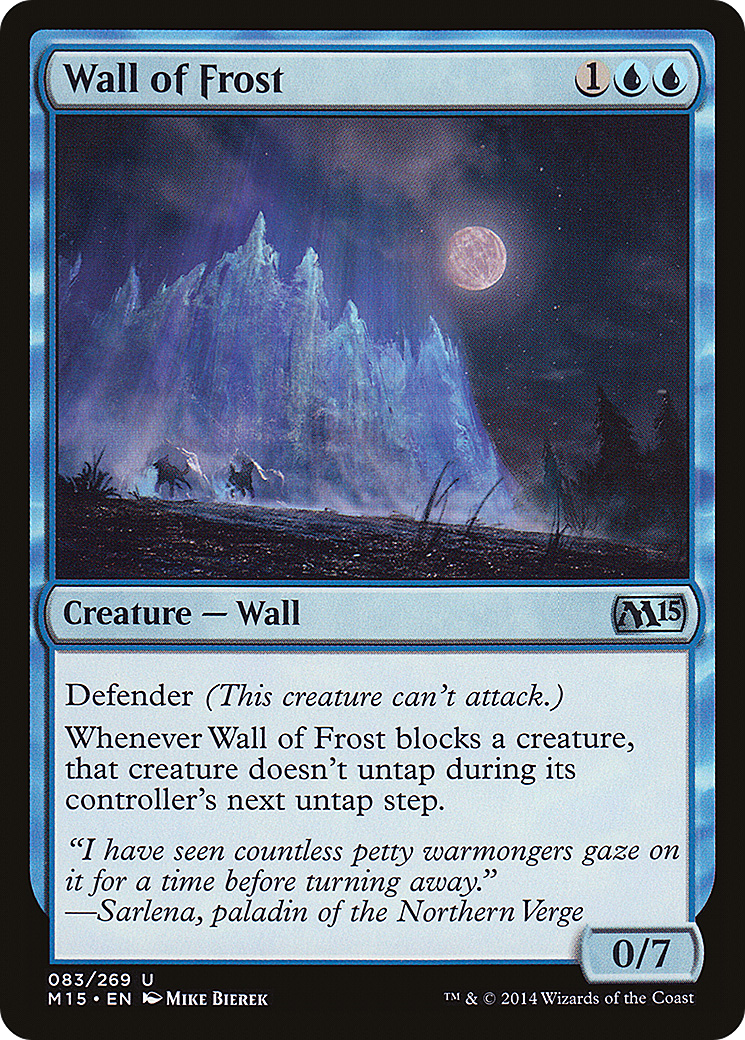 Magic 2015 - (M15-083) - Wall of Frost