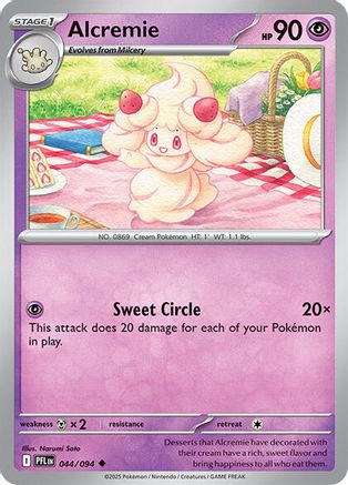 ME02 Phantasmal Flames  044 Alcremie  - Uncommon