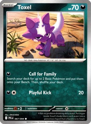 ME02 Phantasmal Flames  067 Toxel  - Common