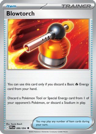 ME02 Phantasmal Flames  086/094 Blowtorch  - Reverse Holofoil - Uncommon