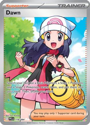 ME02 Phantasmal Flames  118/094 Dawn  - Holofoil - Ultra Rare