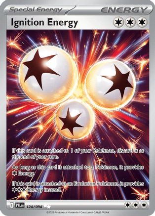 ME02 Phantasmal Flames  124 Ignition Energy  - Holofoil - Ultra Rare