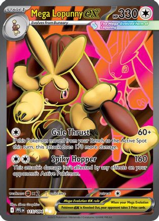 ME02 Phantasmal Flames  115/094 Mega Lopunny ex  - Holofoil - Ultra Rare