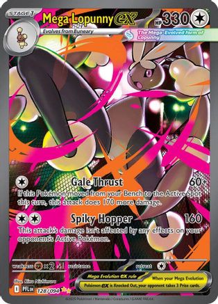 ME02 Phantasmal Flames  128/094 Mega Lopunny ex  - Holofoil - Special Illustration Rare