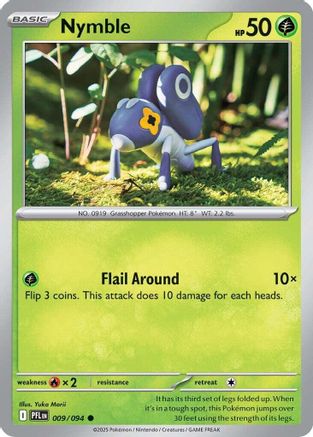 ME02 Phantasmal Flames  009/094 Nymble  - Reverse Holofoil - Common