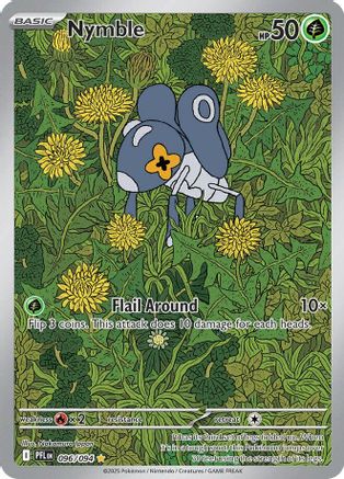 ME02 Phantasmal Flames  096/094 Nymble  - Holofoil - Illustration Rare