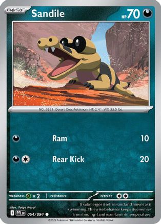 ME02 Phantasmal Flames  064 Sandile  - Common