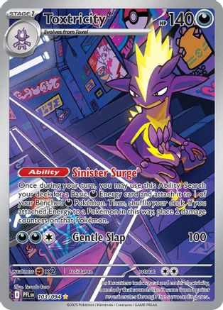 ME02 Phantasmal Flames  103/094 Toxtricity  - Holofoil - Illustration Rare