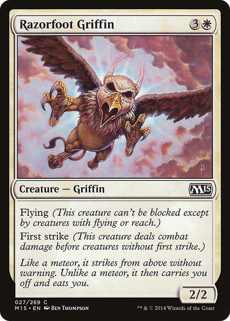 Magic 2015 - (M15-027) - Razorfoot Griffin