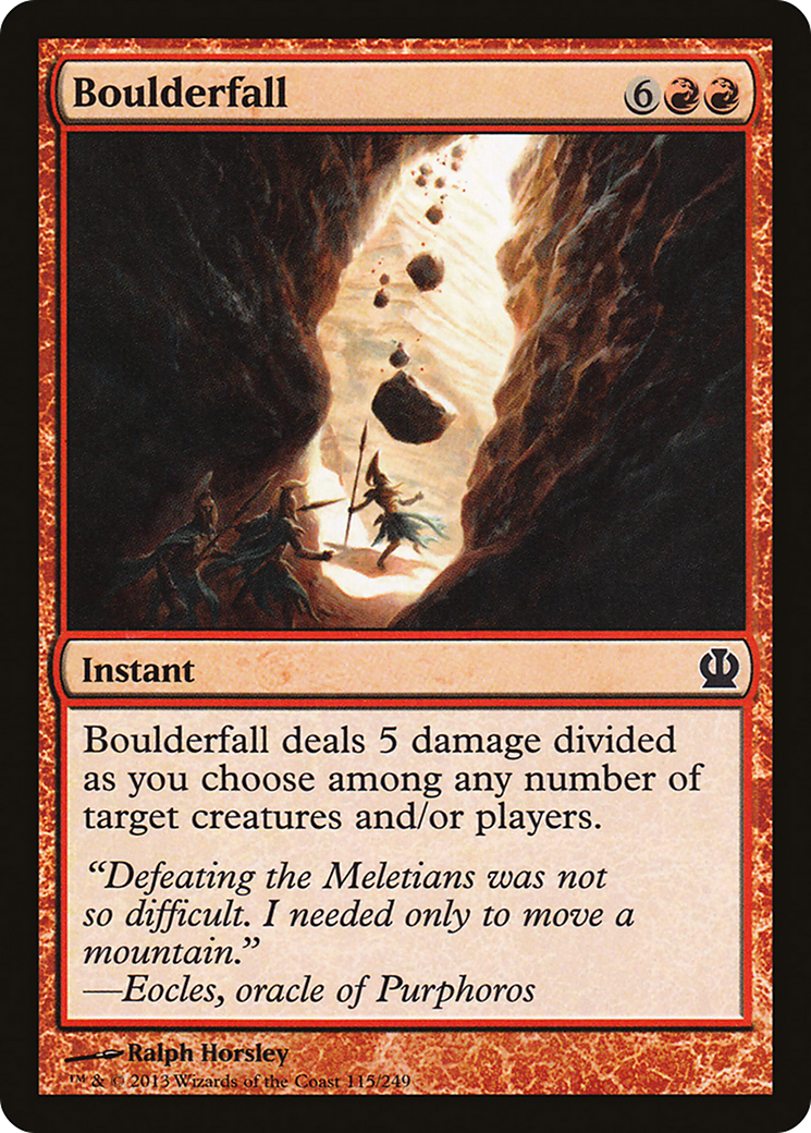 Theros - (THS-115) - Boulderfall Foil
