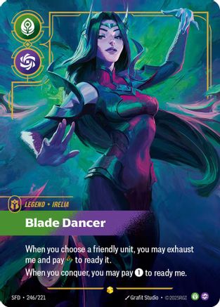 Spiritforged (246/221): Irelia - Blade Dancer (Overnumbered) - Foil