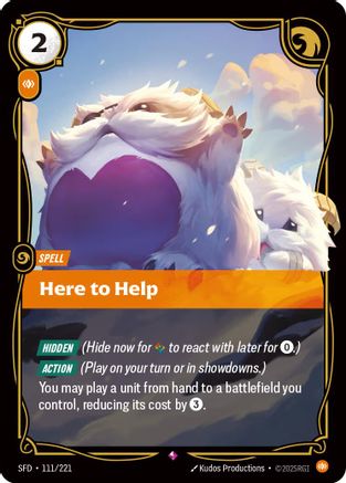 Spiritforged (111/221): Here to Help - Foil