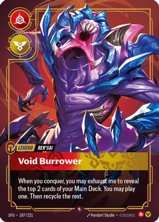 Spiritforged (187/221): Rek'sai - Void Burrower - Foil