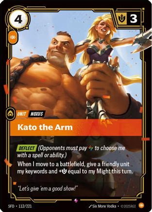 Spiritforged (112/221): Kato the Arm - Foil