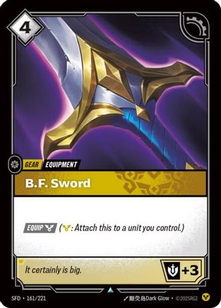 Spiritforged (161/221): B.F. Sword -