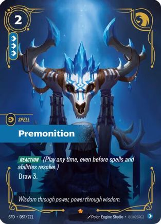 Spiritforged (087/221): Premonition - Foil