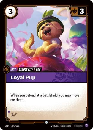 Spiritforged (126/221): Loyal Pup - Foil