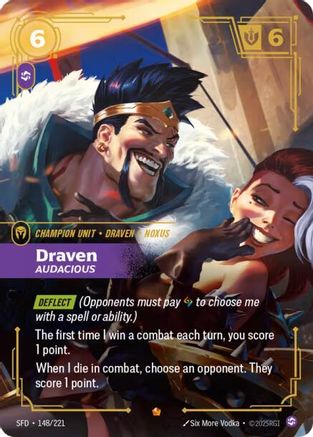 Spiritforged (148/221): Draven - Audacious - Foil