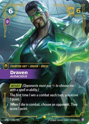 Spiritforged (148a/221): Draven - Audacious (Alternate Art) - Foil