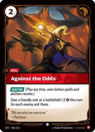 Spiritforged (001/221): Against the Odds - Foil